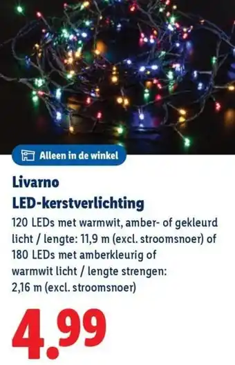 Lidl Livarno LED-kerstverlichting aanbieding