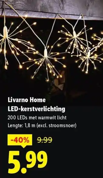 Lidl Livarno Home LED-kerstverlichting aanbieding