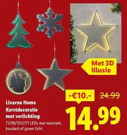 Lidl Livarno Home Kerstdecoratie met verlichting aanbieding