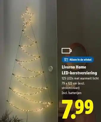 Lidl Livarno Home LED-kerstversiering aanbieding