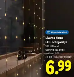 Lidl Livarno Home LED-lichtgordijn aanbieding