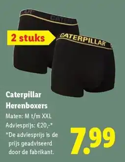 Lidl Caterpillar Herenboxers aanbieding