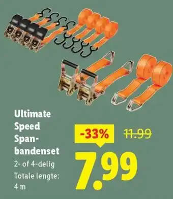 Lidl Ultimate Speed Spanbandenset aanbieding
