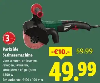 Lidl Parkside Satineermachine aanbieding