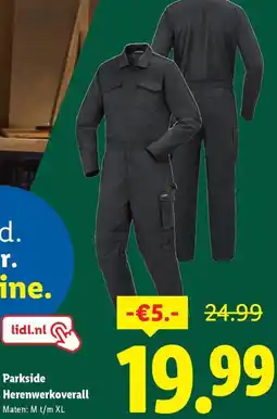 Lidl Parkside Herenwerkoverall aanbieding