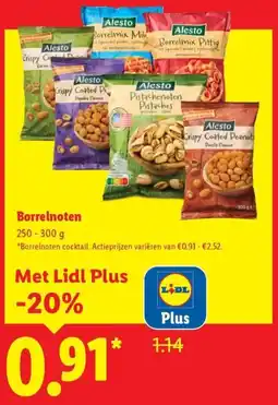 Lidl Borrelnoten aanbieding