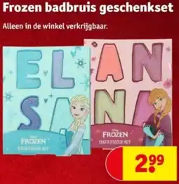 Kruidvat Frozen badbruis geschenkset aanbieding