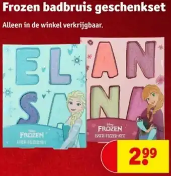 Kruidvat Frozen badbruis geschenkset aanbieding