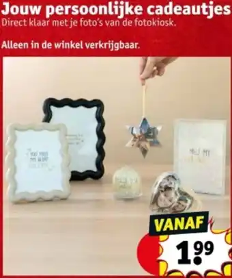 Kruidvat Jouw persoonlijke cadeautjes aanbieding