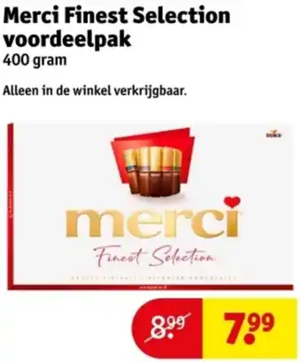 Kruidvat Merci Finest Selection voordeelpak aanbieding