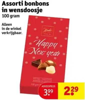 Kruidvat Assorti bonbons in wensdoosje aanbieding