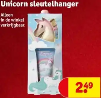 Kruidvat Unicorn sleutelhanger aanbieding