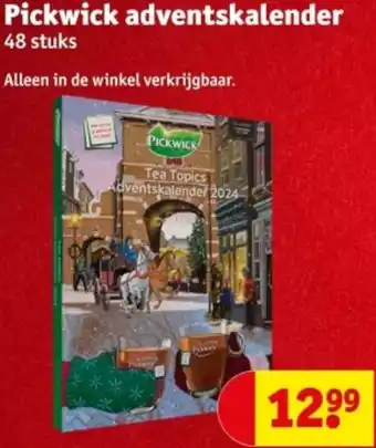 Kruidvat Pickwick adventskalender aanbieding