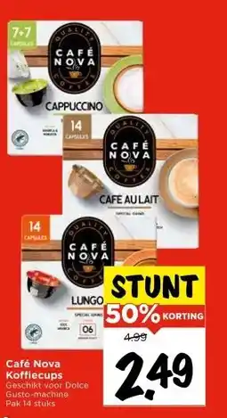 Vomar Voordeelmarkt Café Nova Koffiecups aanbieding