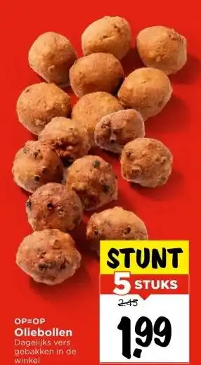 Vomar Voordeelmarkt Oliebollen aanbieding