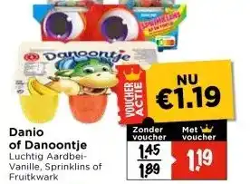 Vomar Voordeelmarkt Danio of Danoontje aanbieding