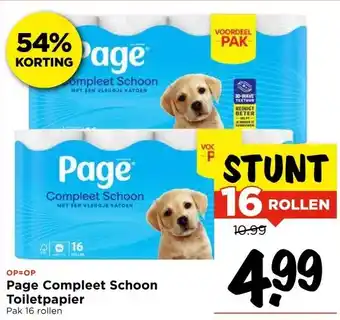 Vomar Voordeelmarkt Page Compleet Schoon Toiletpapier aanbieding