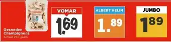 Vomar Voordeelmarkt Gesneden Champignons aanbieding