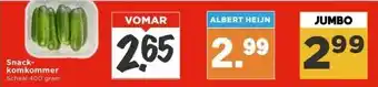 Vomar Voordeelmarkt Snackkomkommer aanbieding