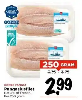 Vomar Voordeelmarkt Pangasiusfilet aanbieding