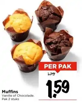 Vomar Voordeelmarkt Muffins aanbieding