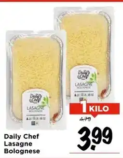 Vomar Voordeelmarkt Daily Chef Lasagne Bolognese aanbieding