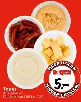 Vomar Voordeelmarkt Tapas aanbieding