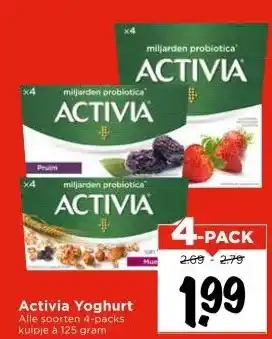 Vomar Voordeelmarkt Activia Yoghurt aanbieding