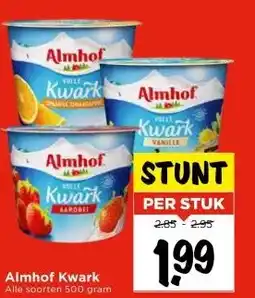 Vomar Voordeelmarkt Almhof Kwark aanbieding