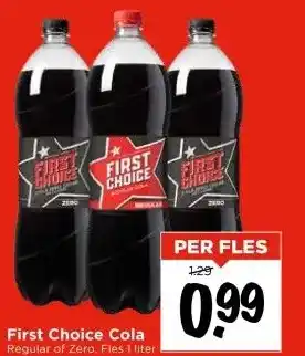 Vomar Voordeelmarkt First Choice Cola aanbieding