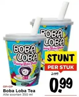 Vomar Voordeelmarkt Boba Loba Tea aanbieding
