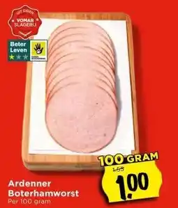 Vomar Voordeelmarkt Ardenner Boterhamworst aanbieding