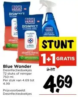 Vomar Voordeelmarkt Blue Wonder aanbieding