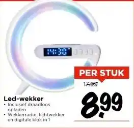 Vomar Voordeelmarkt Led-wekker aanbieding