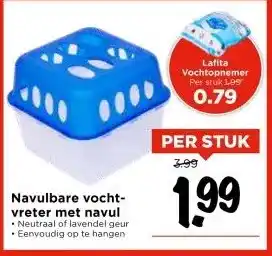 Vomar Voordeelmarkt Navulbare vochtvreter met navul aanbieding