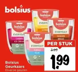Vomar Voordeelmarkt Bolsius Geurkaars aanbieding