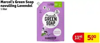 Kruidvat Marcel's Green Soap navulling Lavendel aanbieding