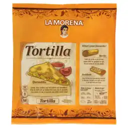 Albert Heijn La Morena Tortilla wraps original medium aanbieding