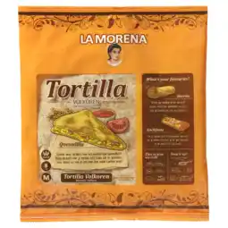 Albert Heijn La Morena Volkoren tortilla's medium aanbieding