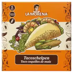 Albert Heijn La Morena Tacoschelpen naturel aanbieding