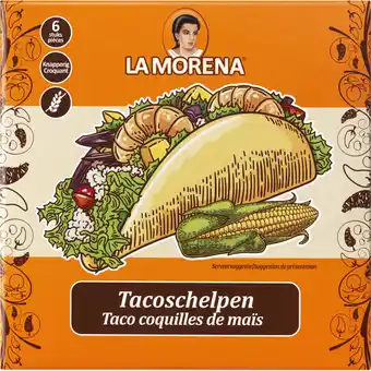 Albert Heijn La Morena Tacoschelpen naturel aanbieding