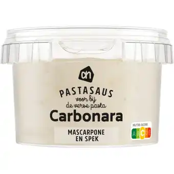 Albert Heijn AH Pastasaus carbonara aanbieding