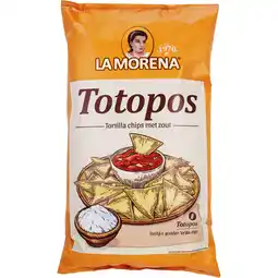 Albert Heijn La Morena Totopos tortilla chips met zout aanbieding