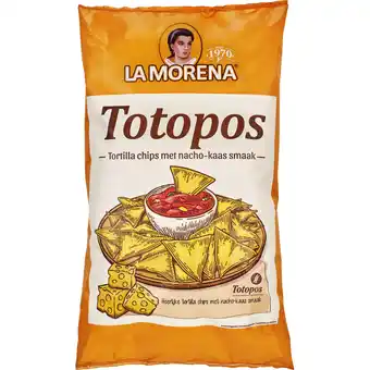 Albert Heijn La Morena Totopos tortilla chips nacho kaassmaak aanbieding