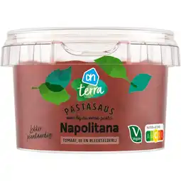 Albert Heijn AH Terra Plantaardig pastasaus napolitana aanbieding
