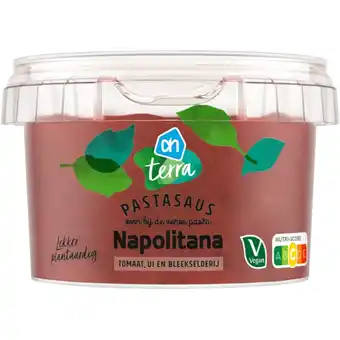 Albert Heijn AH Terra Plantaardig pastasaus napolitana aanbieding