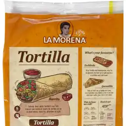 Albert Heijn La Morena Tortilla wraps original large aanbieding