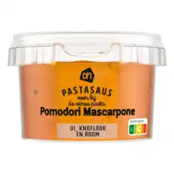 Albert Heijn AH Pastasaus tomaat mascarpone aanbieding