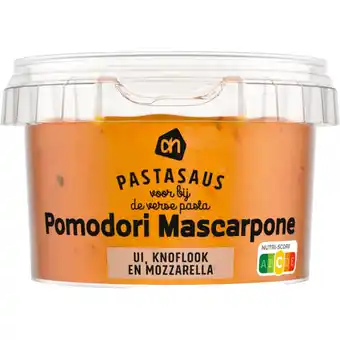 Albert Heijn AH Pastasaus tomaat mascarpone aanbieding