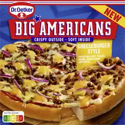 Albert Heijn Dr. Oetker Big Americans cheeseburger style aanbieding